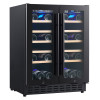 Custom Modern Commercial 40-Bottle Dual Zone Wine Cooler for Global B2B Clients or Brand Owners