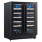 Custom Modern Commercial 40-Bottle Dual Zone Wine Cooler for Global B2B Clients or Brand Owners