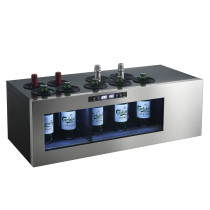 Freestanding 38L Countertop Wine Cooler with Stainless Steel Cabinet-Display Wine in Your Bar