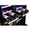 Built-in or Freestanding Customizable 42 Bottles Wine Cooler with Double Glass Door
