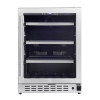 118L Beverage Cooler – Compact Glass Door Drink Fridge for Home & Commercial Use