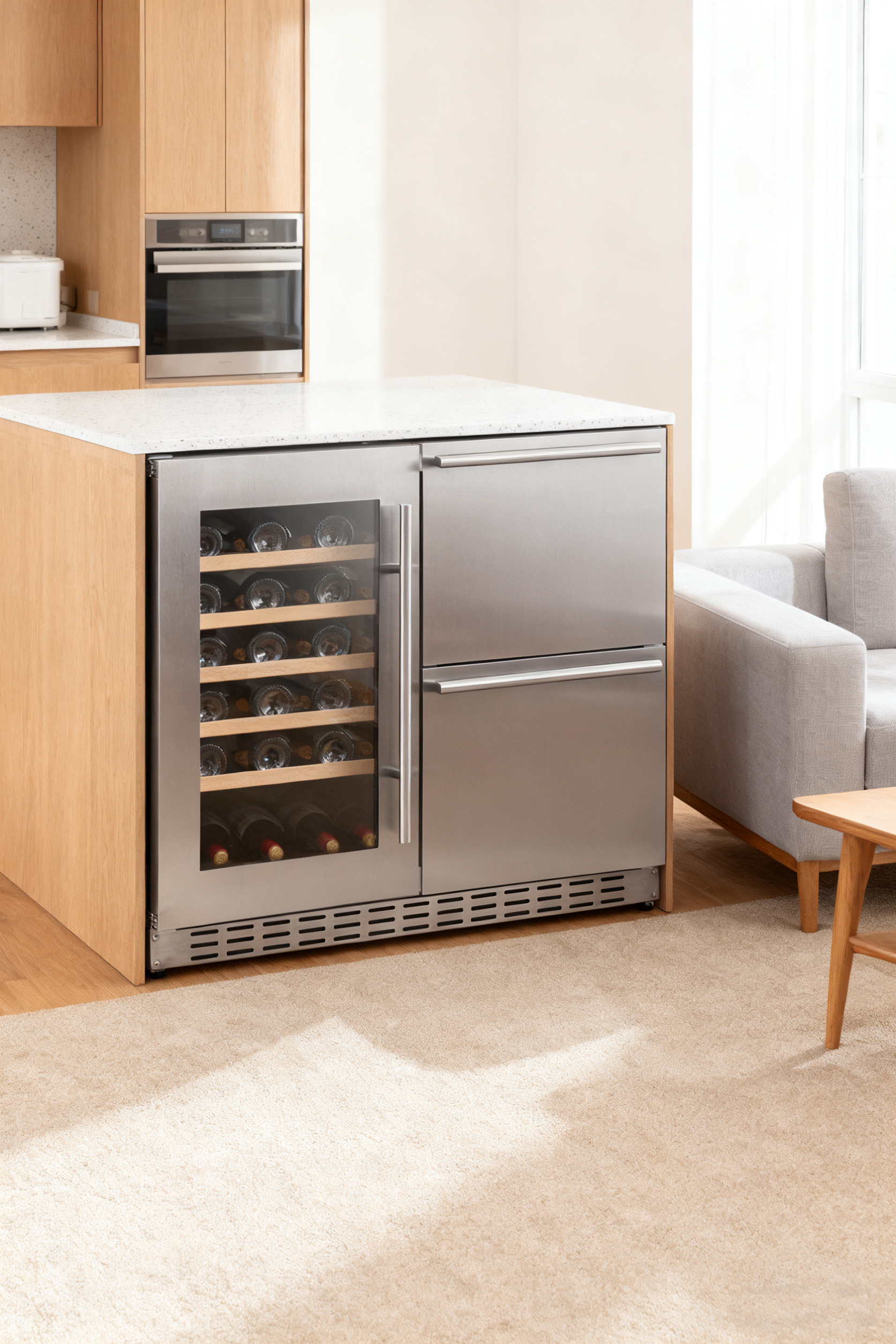 Wine Cooler & Drawer Refrigerator
