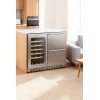Versatile 190L Standalone Refrigerator: Perfect Wine Cooler Left, Spacious Storage Drawers Right