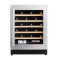 Built-in |33 Bottles Shallow Depth Wine Cooler|OEM & ODM Solutions|Single Zone|Wooden Shelves