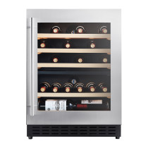 85L & 27 Bottles Modern Shallow Depth Wine Cooler|Dual Zone|Wooden Shelve|Factory Price for Home
