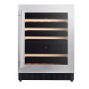 27 Bottles Modern Wine Cooler - Customizable OEM & ODM Solutions with Shallow Depth and Elegant Wooden Shelves, Ideal for Wholesale Distribution
