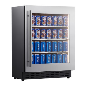 OEM/ODM Single Zone 85L Shallow Depth Built-in Beverage Cooler|Glass Shelves|Compressor Cooling