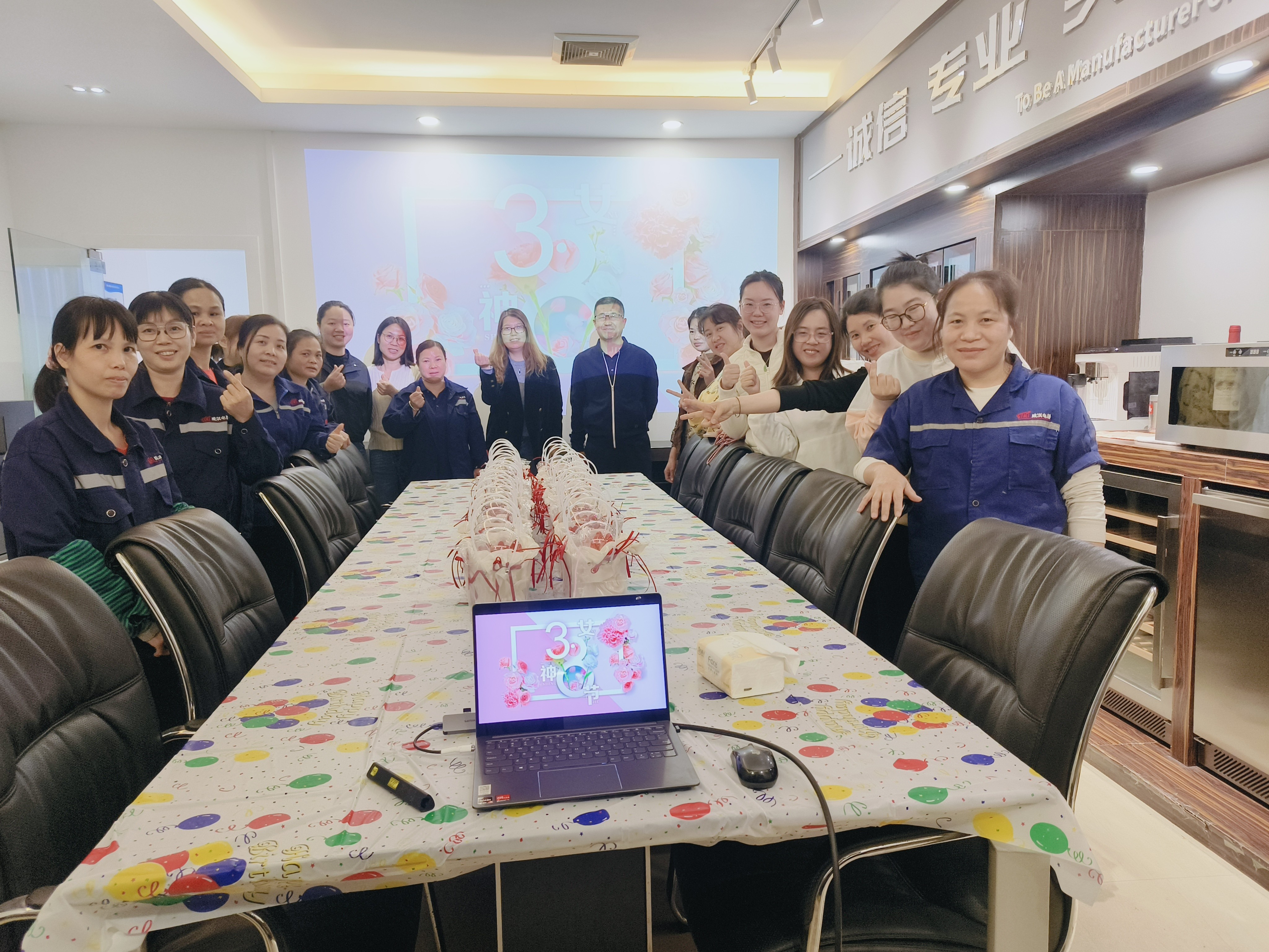 International Women’s Day celebration at wine cooler manufacturing company