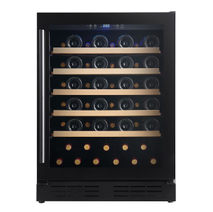 Customizable Single Zone 118L Built-in Wine Cooler|Compressor Cooling|Black Glass Door|ODM Factory