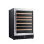 OEM/ODM 135L Single Zone Wine Cooler with Seamless Stainless Steel Door and Wooden Shelves
