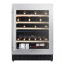 Built-in |33 Bottles Shallow Depth Wine Cooler|OEM & ODM Solutions|Single Zone|Wooden Shelves
