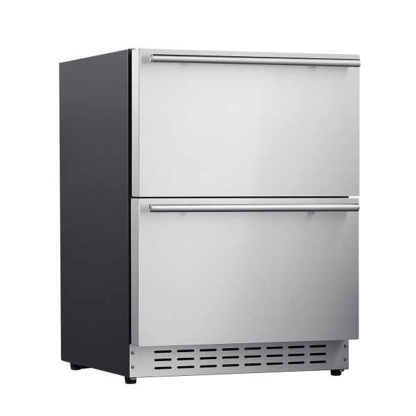 113L Built-in Dual Zone Drawer Freezer & Refrigerator-OEM Stainless Steel Refrigerator Manufacturer