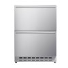 113L Built-in Dual Zone Drawer Freezer & Refrigerator-OEM Stainless Steel Refrigerator Manufacturer