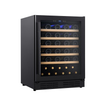 Customizable Single Zone 118L Built-in Wine Cooler|Compressor Cooling|Black Glass Door|ODM Factory