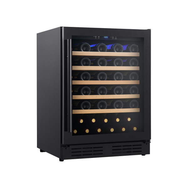 Customizable Single Zone 118L Built-in Wine Cooler|Compressor Cooling|Black Glass Door|ODM Factory