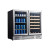 Customizable Dual Zone Wine & Beverage Cooler with Double Stainless Steel Glass Doors for OEM/ODM