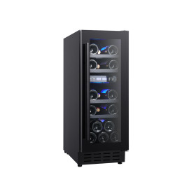 17-Bottle Dual Zone Wine Cooler | OEM & ODM Services for Global Clients – Digital Control Compressor