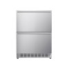 113L Built-in Dual Zone Drawer Freezer & Refrigerator-OEM Stainless Steel Refrigerator Manufacturer