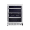 118L Beverage Cooler – Compact Glass Door Drink Fridge for Home & Commercial Use