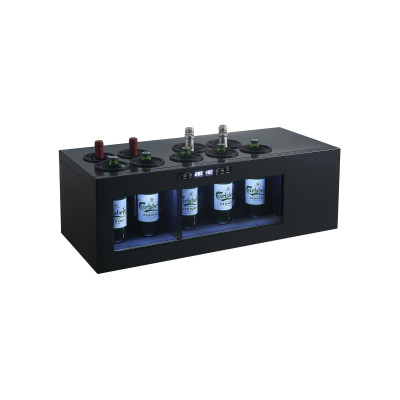 Freestanding 38L Countertop Wine Cooler with Stainless Steel Cabinet-Display Wine in Your Bar