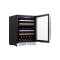 118L Wine Cooler – Dual Zone Wine Fridge with Glass Door for Home & Commercial Use