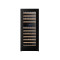 Dual-Zone Compressor Wine Cooler with 11 Wooden Shelves – OEM-Ready Black Glass Door Wine Fridge