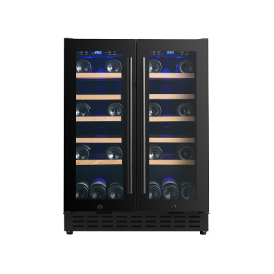 Custom Modern Commercial 40-Bottle Dual Zone Wine Cooler for Global B2B Clients or Brand Owners