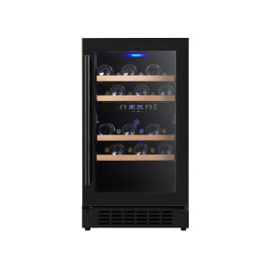 OEM 95L Dual Zone Wine Cooler with Compressor and Black Glass Door | Wine Cooler Manufacturer
