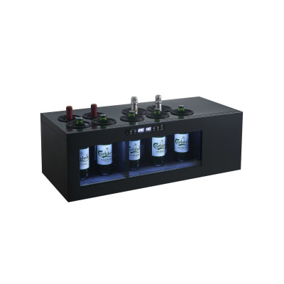 OEM/ODM 9-Bottle Dual zone Commercial Freestanding Countertop Wine Cooler-Ideal for Global Brands
