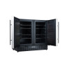 OEM & ODM 155L Side by Side Door Refrigerator&Freezer- Ideal for Global Brands and Importers