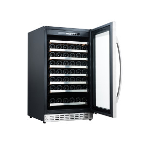 Premium Single Zone Wine Cooler with beautiful Shelves–83 Bottles | Ideal for Global Brand Partners