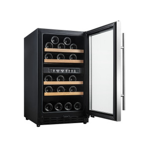 OEM & ODM 32 bottles Modern Wine Cooler with Dual Zone for Multiple Options