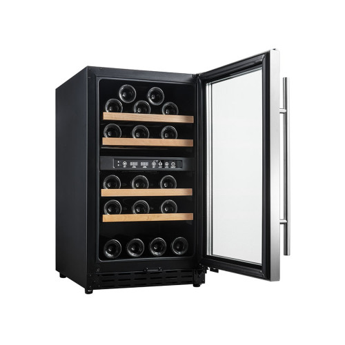 OEM & ODM 32 bottles Modern Wine Cooler with Dual Zone for Multiple Options