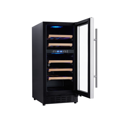 OEM/ODM Customizable 83L Wine Cooler with Wooden Shelves for High-quality Life