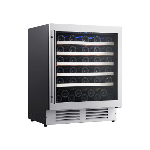 OEM/ODM Custom Wine Cooler - 54 Bottles with Wooden Shelves for Global Brand Integration & Importers