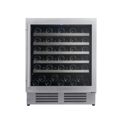 OEM/ODM Custom Wine Cooler - 54 Bottles with Wooden Shelves for Global Brand Integration & Importers