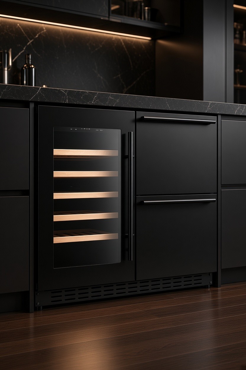 2-in-1 Under-Counter Wine Cooler & Stainless Steel Drawer Refrigerator: A Premium Solution for Modern Kitchens