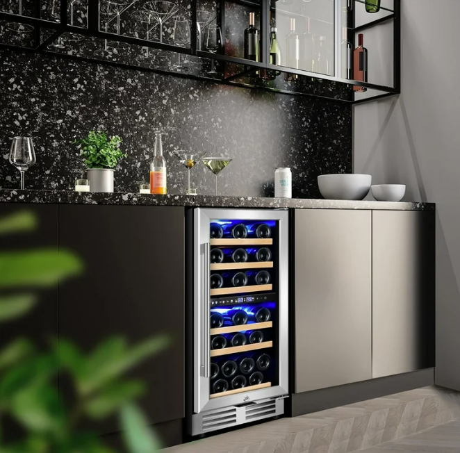 built in vs freestanding wine cooler