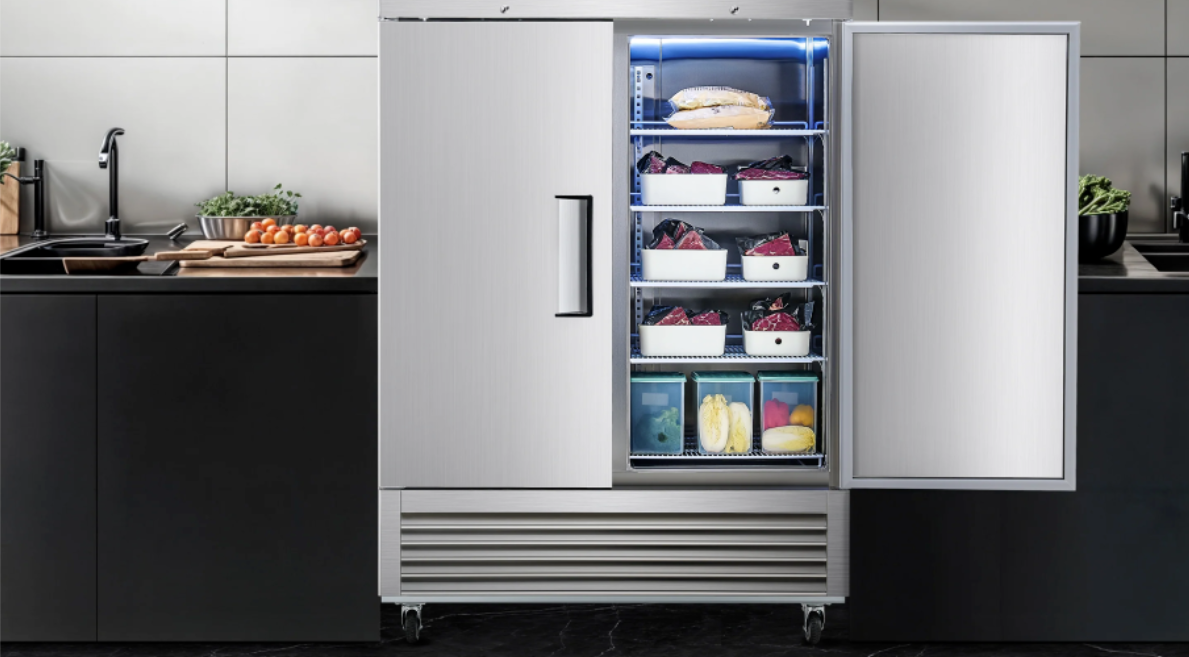 commercial refrigerator vs residential