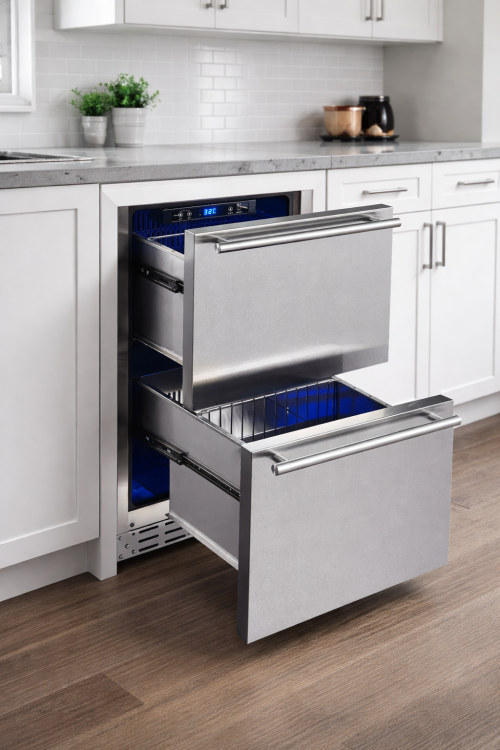 Specialized 95L Drawer Refrigerator – Premier OEM & ODM Manufacturing for International Markets