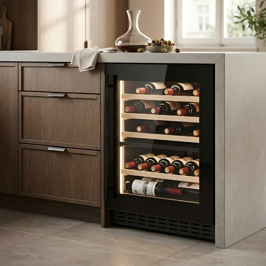 WIKI Cooler Black Glass Door Wine Coolers: Features Explained for the European Market