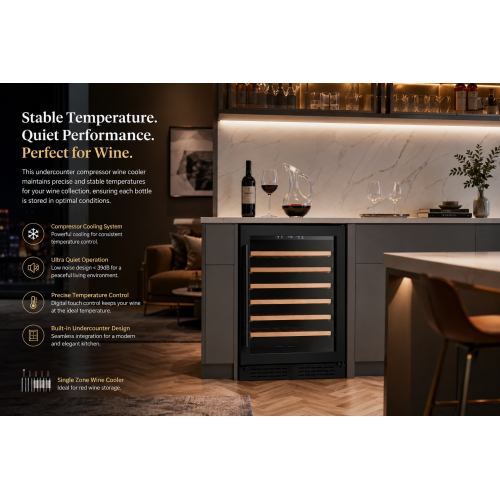 Compressor Wine Coolers Explained: How Modern Wine Refrigerators Reduce Noise and Energy Consumption