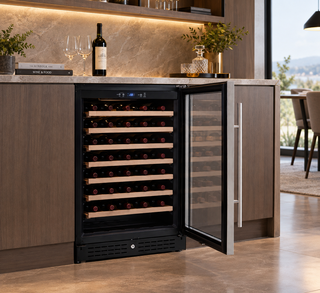 Undercounter Singl Zone Wine Cooler