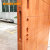 High Class Modern Groove Line Nature Solid Wood Paint Finish Door For Project