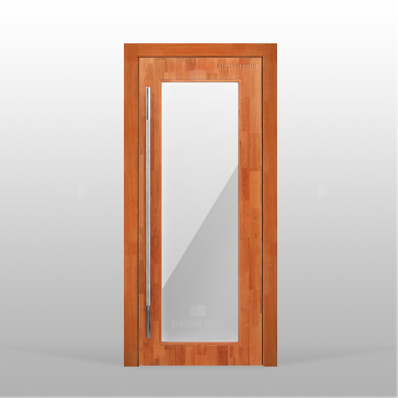 Single glass door