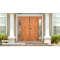 High Class Modern Groove Line Nature Solid Wood Paint Finish Door For Project