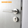 The Middle East Flat WPC Waterproof Paint Free Finish Door For Hotel Project