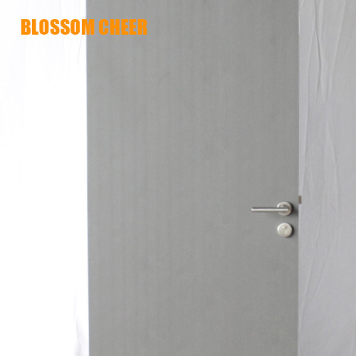 The Middle East Flat WPC Waterproof Paint Free Finish Door For Hotel Project