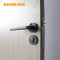 Southeast Asia Special Style Arc Groove Line WPC Waterproof Paint Free Finish Door