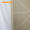 Southeast Asia Special Style Arc Groove Line WPC Waterproof Paint Free Finish Door